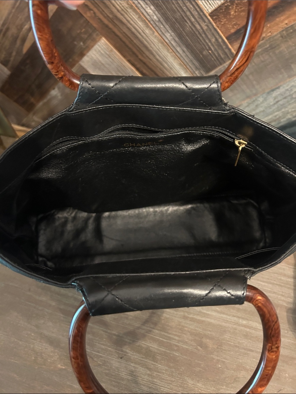 Vintage Chanel Quilted Tote Bag - Picture 7 of 8